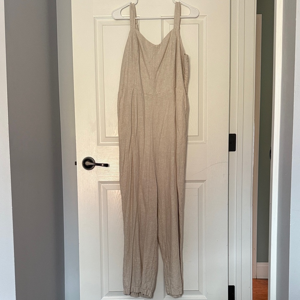 Old Navy Light Beige Jumpsuit